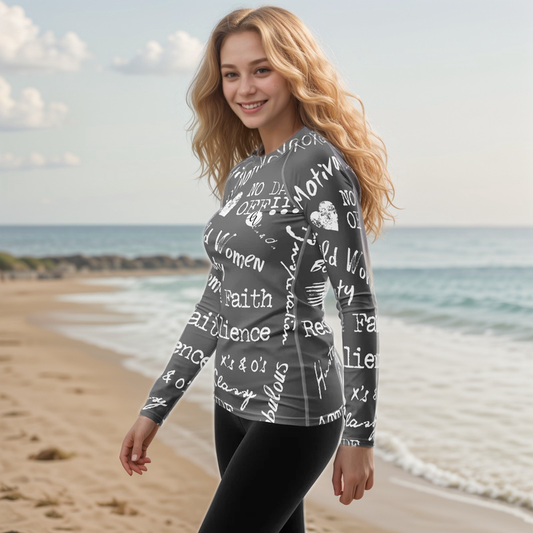 Resilience Gray Rash Guard