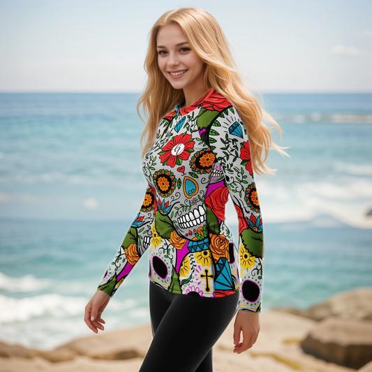 Dead Sugar Skull Rash Guard
