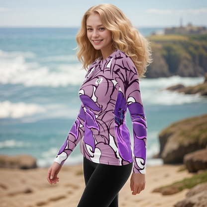 Lotus Flower Rash Guard
