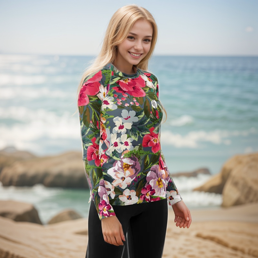 Wild Floral Rash Guard