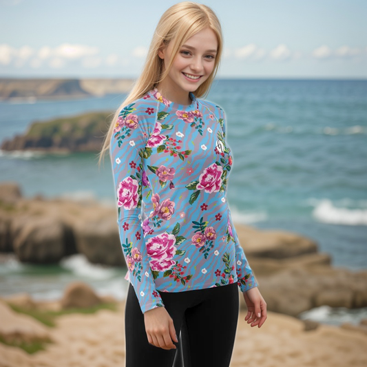 Rose and Hubble Rash Guard