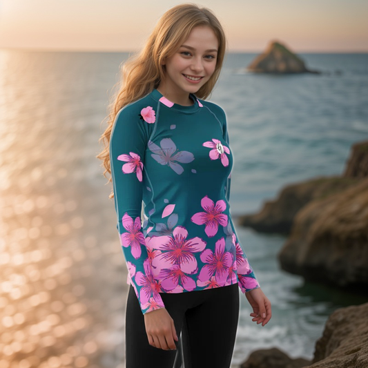 Cherry Blossom Rash Guard