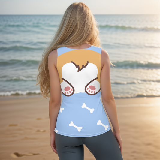 Bear bones Cut & Sew Tank Top