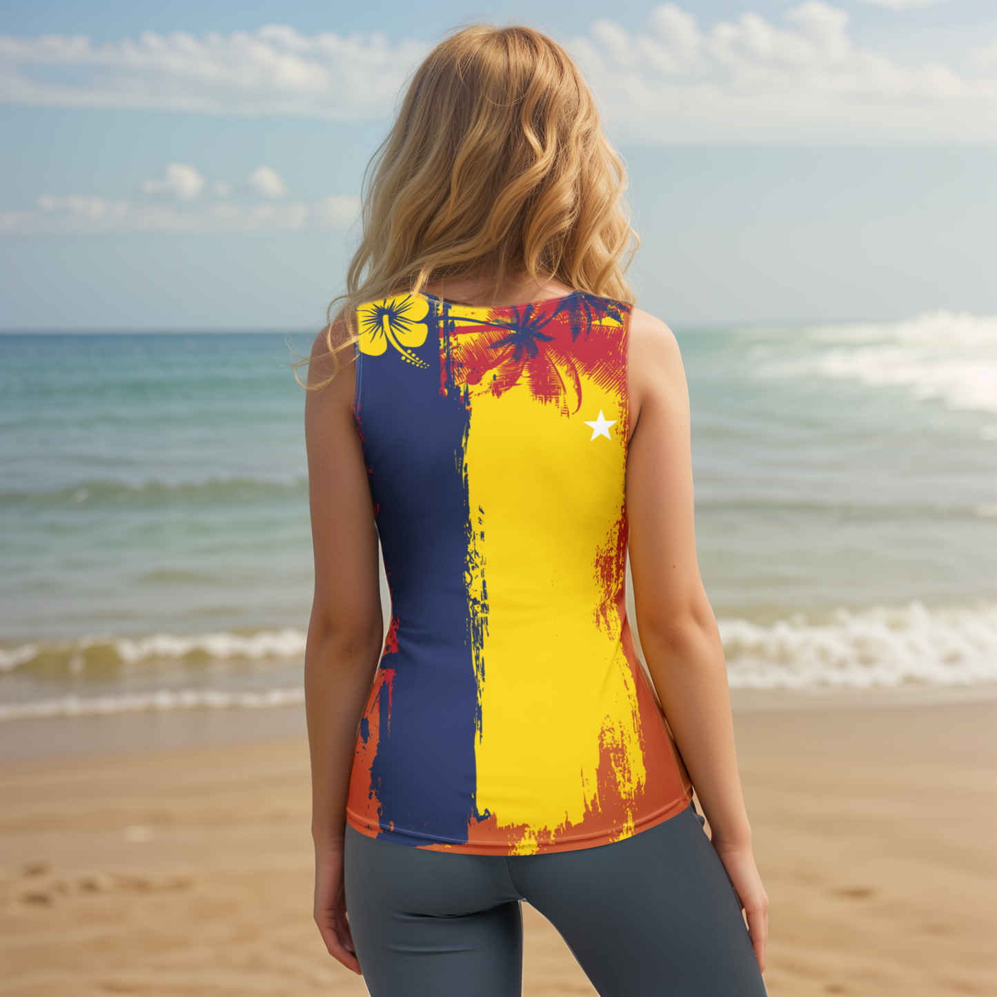 GirlieVault Yellow Cut & Sew Tank Top
