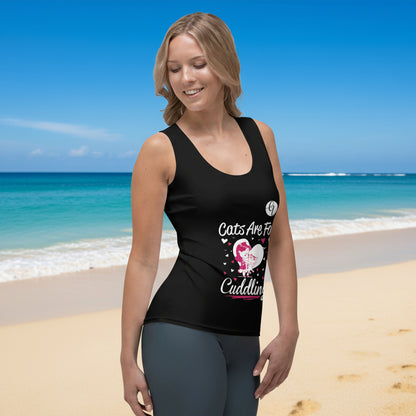 Cats are for Cuddling Cut & Sew Tank Top
