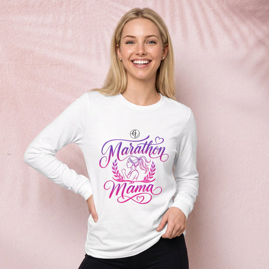 Marathon Mama Long Sleeve Tee
