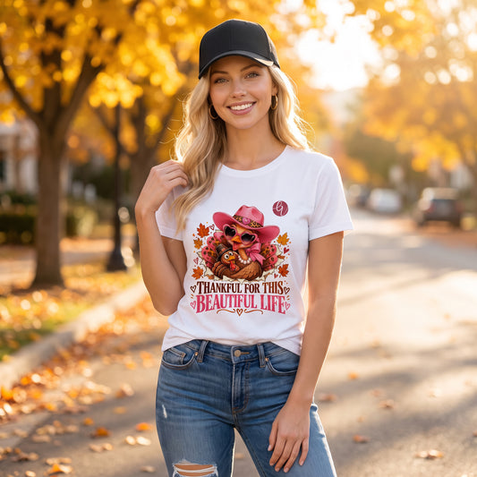Beautiful life thanksgiving T-Shirt