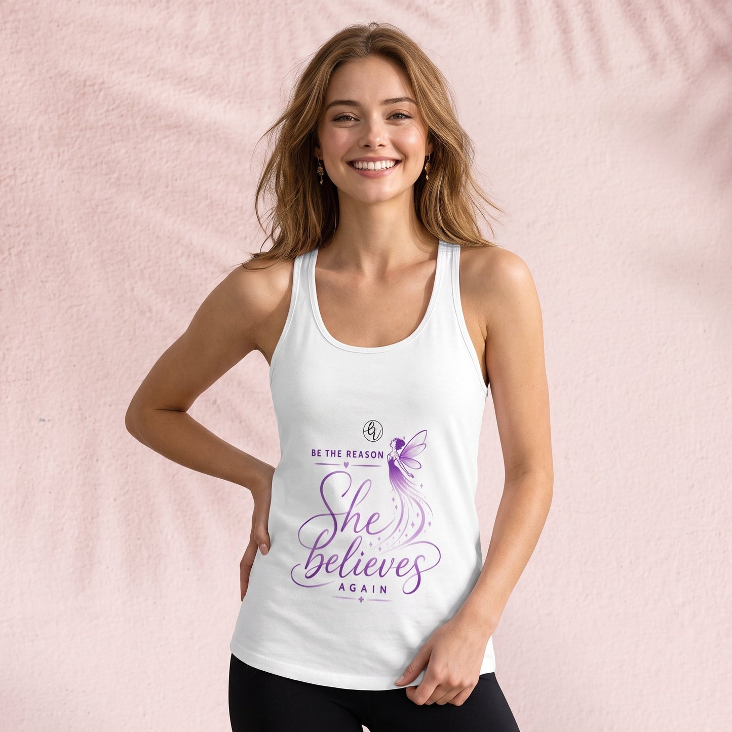 She believes Cut & Sew Tank Top