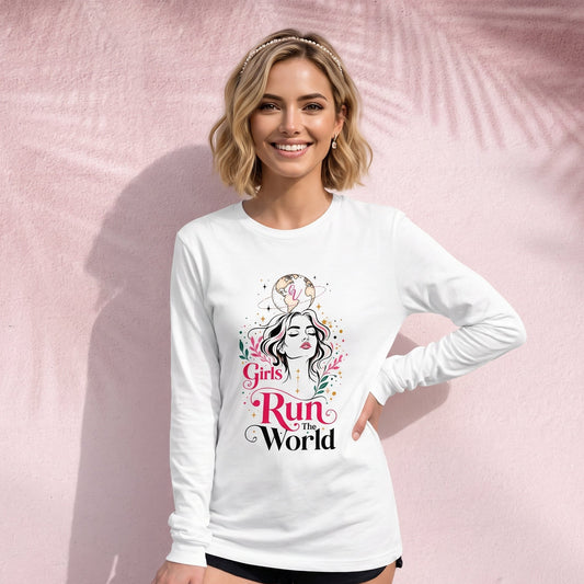 Girls Run the world Long Sleeve Tee
