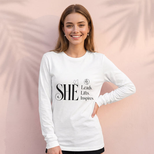 She leads Long Sleeve Tee