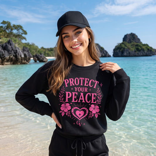 Protect your peace Vault cotton sweatshirt