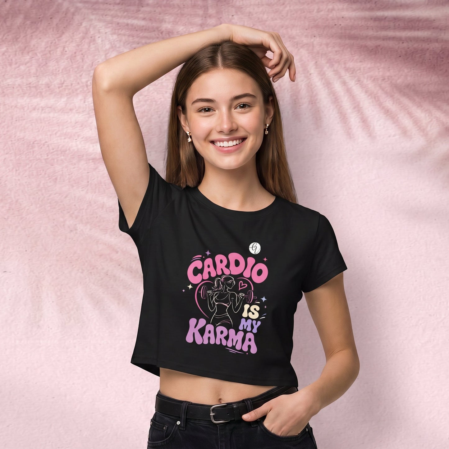 Cardio is my karma Crop Top