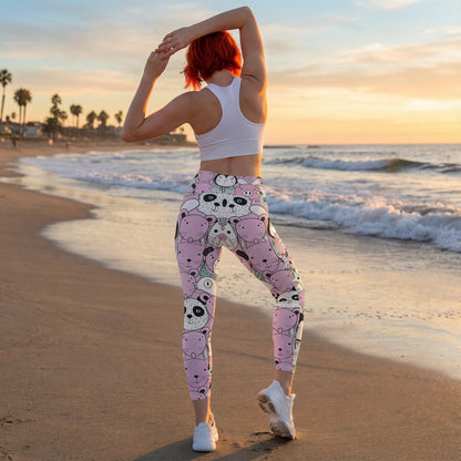 Beary Bear Leggings With Pockets