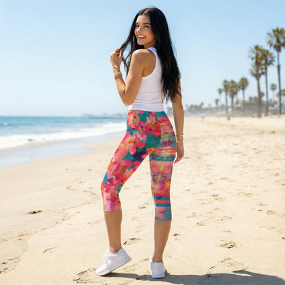Barbie Floral Capri Leggings