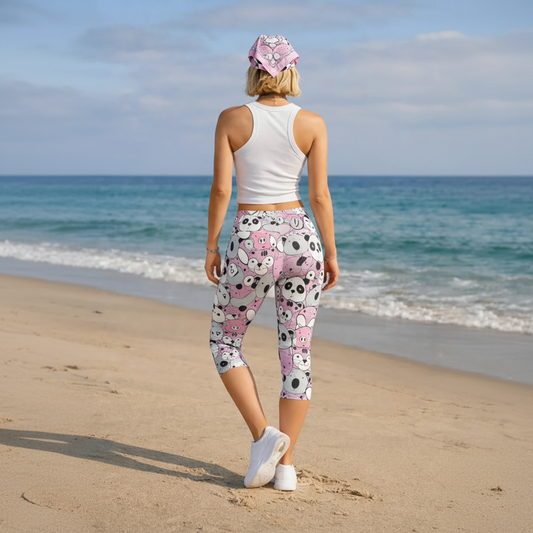 Pink Pals Capri Leggings