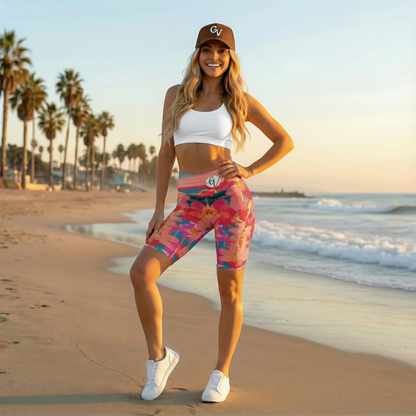 Barbie Floral Biker Shorts