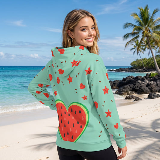 Watermelon heart Hoodie
