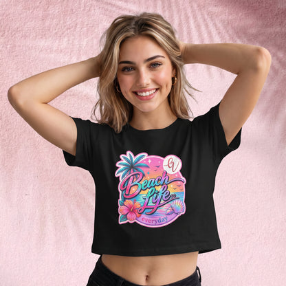 Beach Life everyday Crop Top