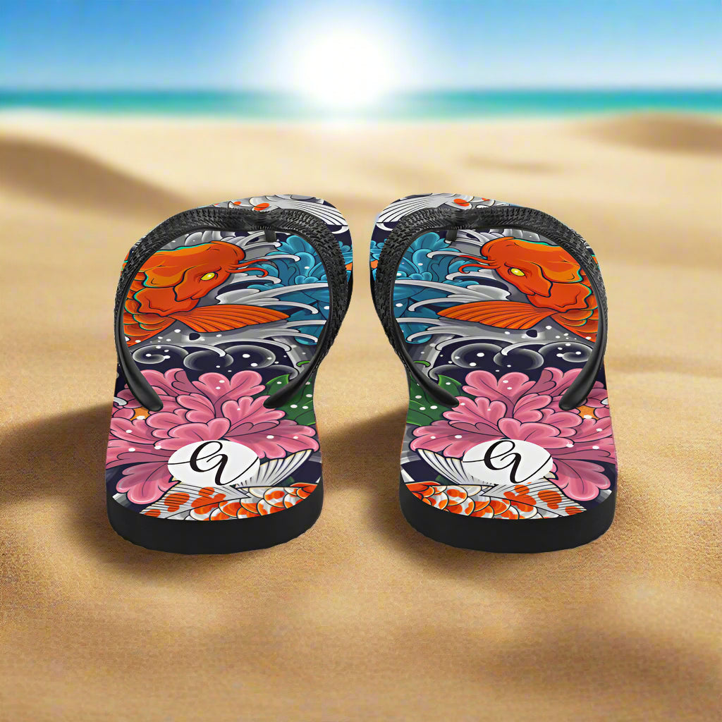 Koi fish Flip-Flops