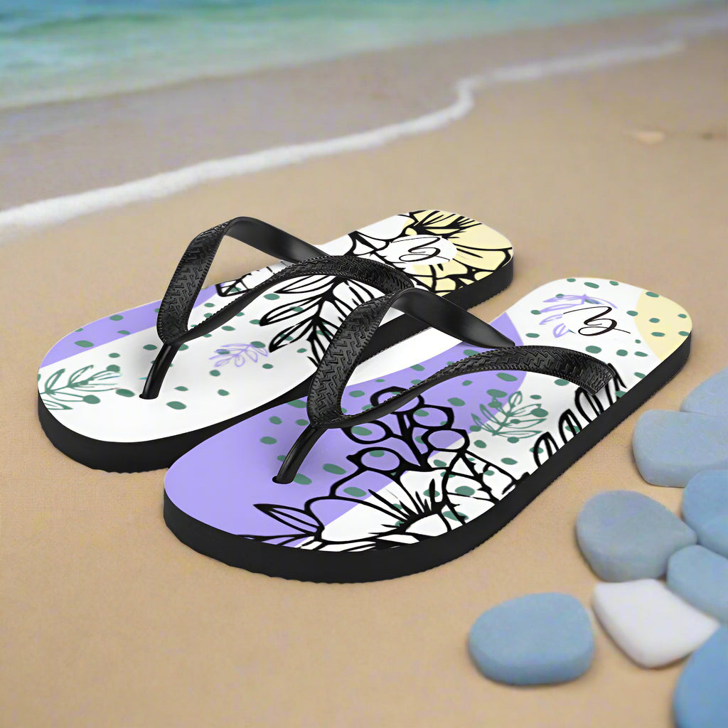 Violet periwinkle  Flip-Flops