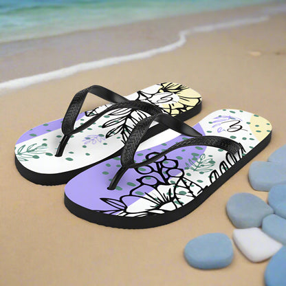 Violet periwinkle  Flip-Flops