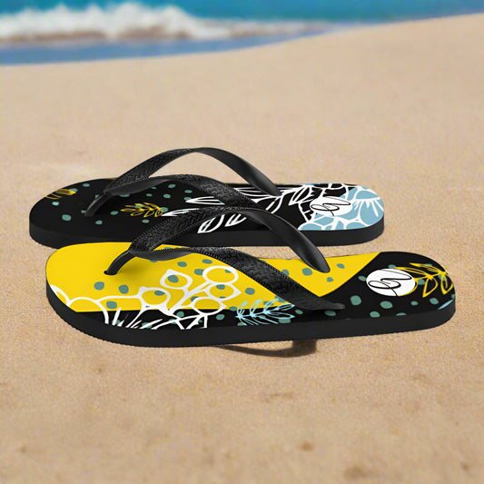 Yellow Yloral Flip-Flops