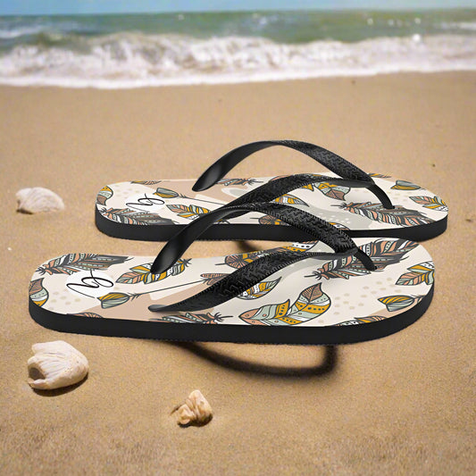 Feather Flip-Flops