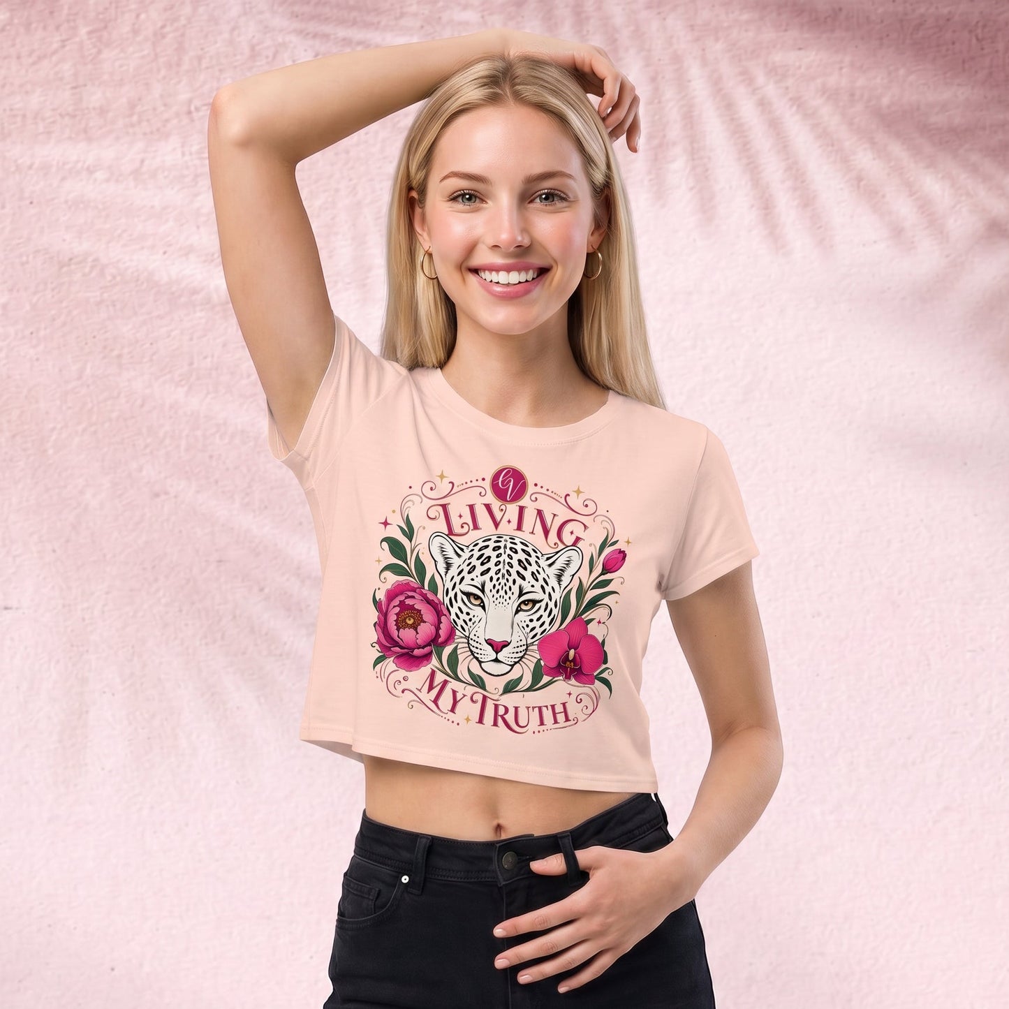 Living my truth Crop Tee