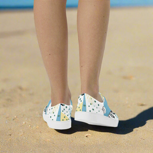 The Rach Place Lace-up Canvas Shoes