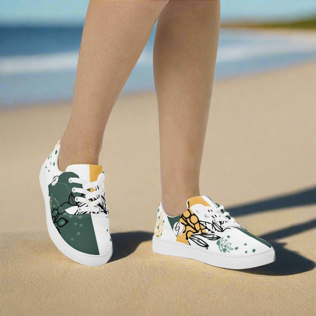 Unison Jungle Lace-up Canvas Shoes