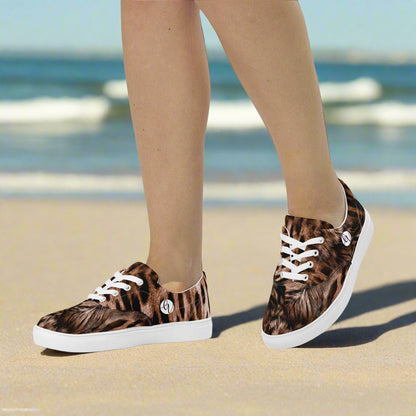 Jaguar Lace-up Canvas Shoes