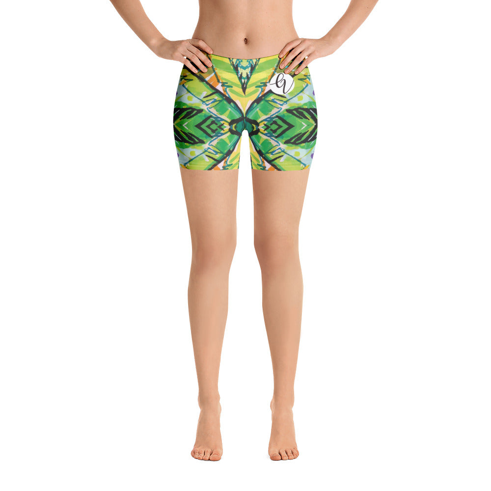 Green leaves Shorts