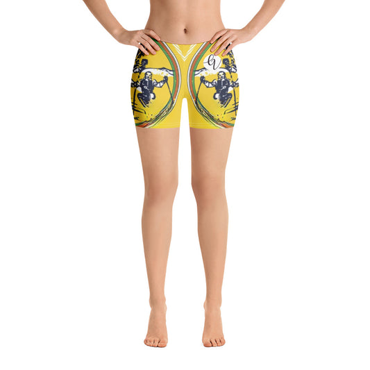 Yellow Skating Girl Shorts