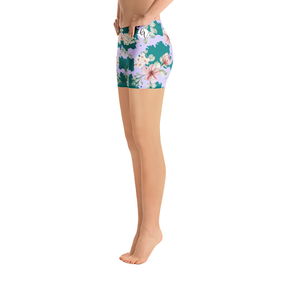 Green peach Shorts
