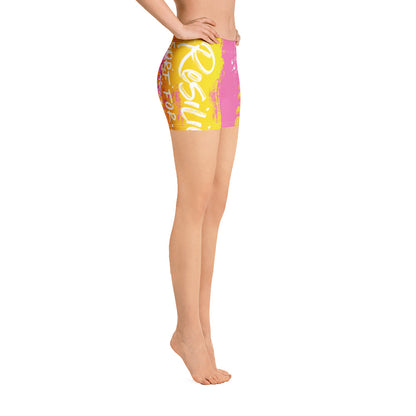Yellow Pink Shorts