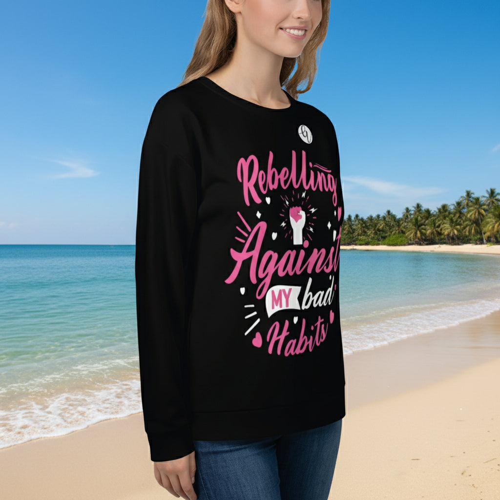 Rebelling against Sweatshirt