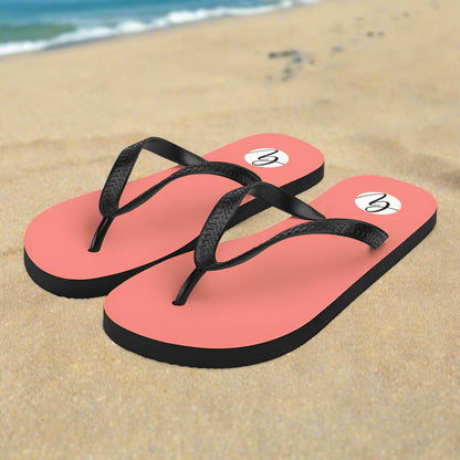 Peach colored Flip-Flops