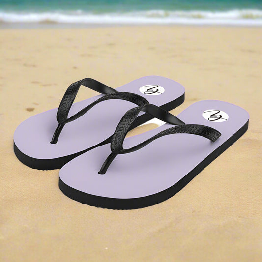 Violet Colored Flip-Flops