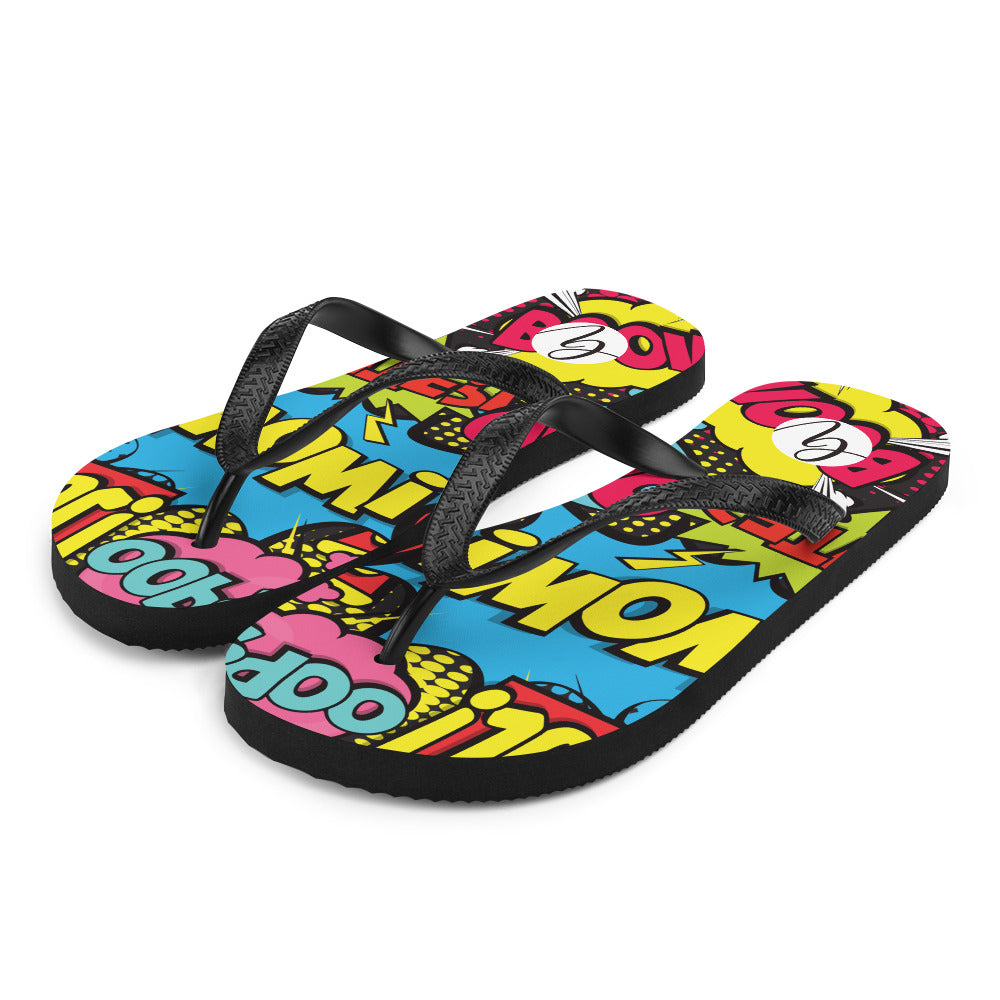 Cool Comic Flip-Flops