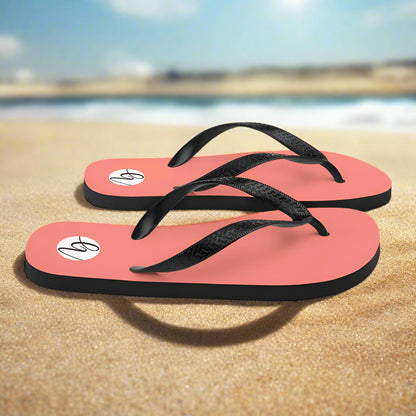Peach colored Flip-Flops