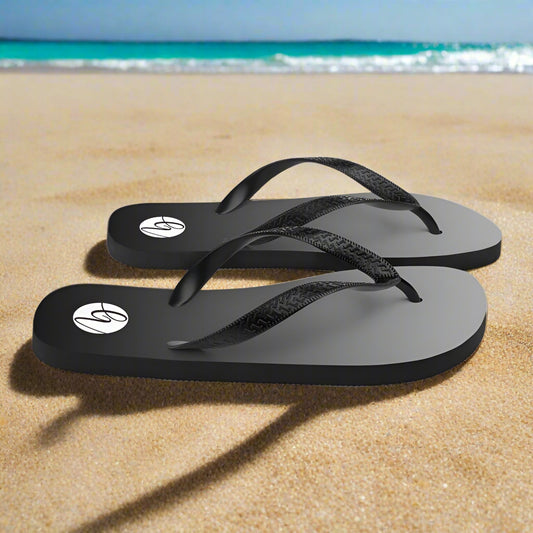 Grey black colored Flip-Flops