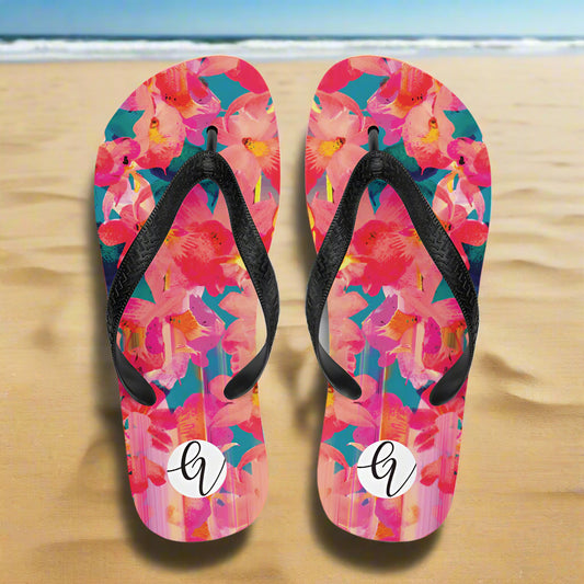 Barbie pattern Flip-Flops