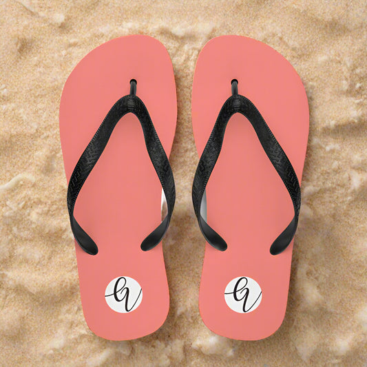 Peach colored Flip-Flops