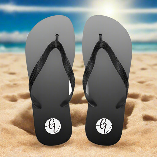 Grey black colored Flip-Flops
