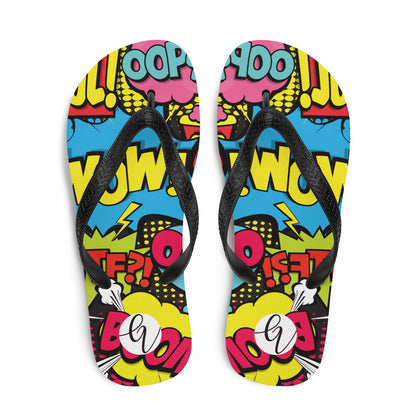 Cool Comic Flip-Flops