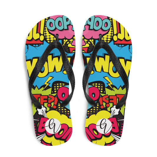 Cool Comic Flip-Flops