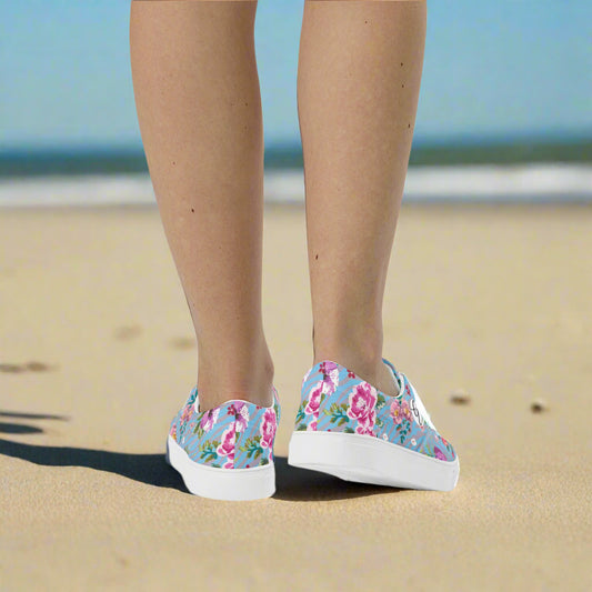 Rose And Hubble Lace-up Canvas Shoes